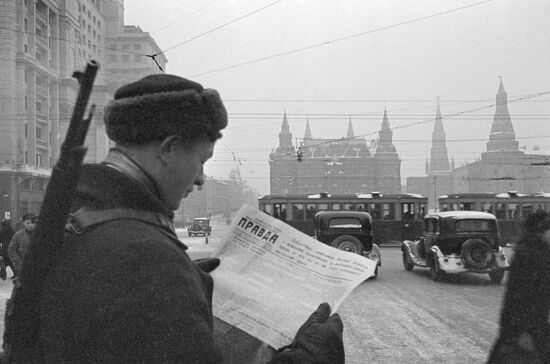 Wartime city life: Moscow in October - December 1941