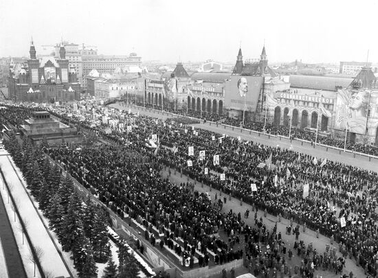 Demonstration on Red Square