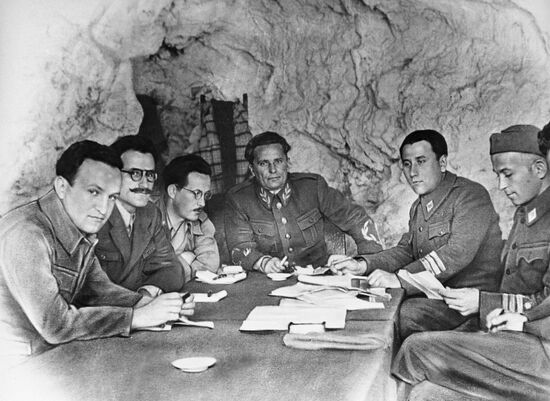 Josip Broz Tito on island of Vis