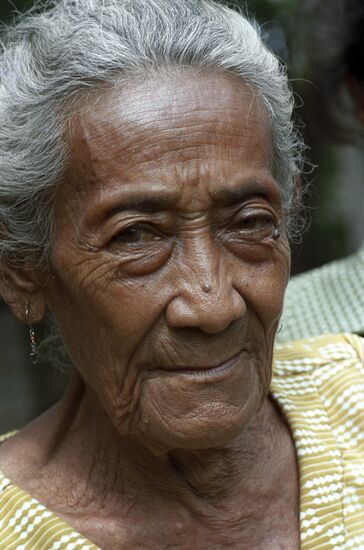 A Nicaraguan old woman