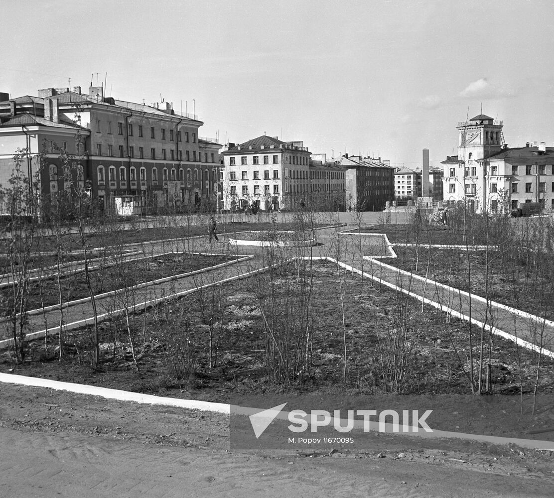 A view on the central square