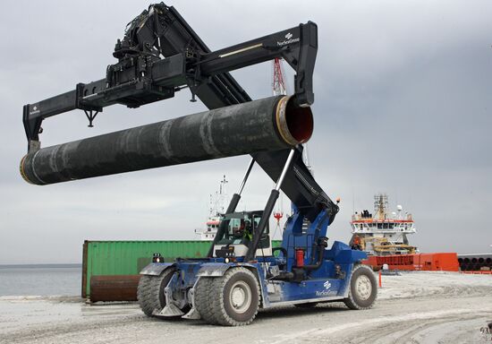 Construction of Nord Stream pipeline