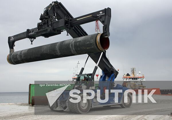 Construction of Nord Stream pipeline