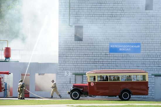 Inter-agency task force exhibition training in Noginsk