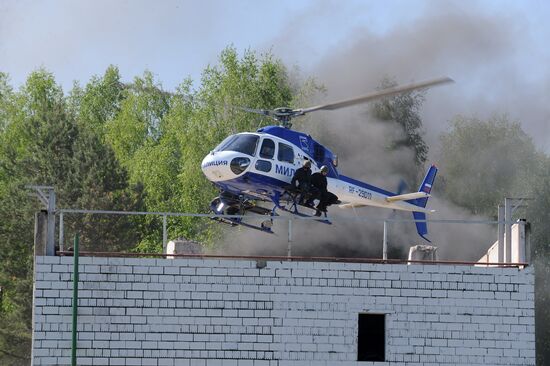 Inter-agency task force exhibition training in Noginsk