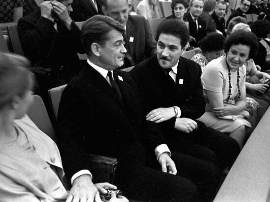 Actor Jean Marais and director Grigory Chukhrai