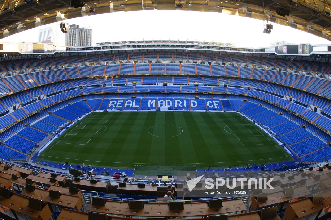 Santiago Bernabeu Stadium in Madrid