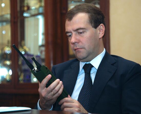 Dmitry Medvedev visits Moscow Military District headquarters