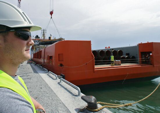 Construction of Nord Stream pipeline