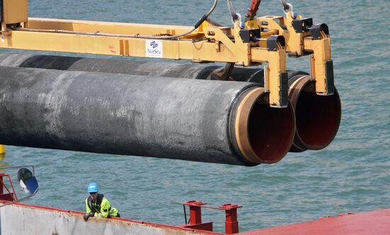 Construction of Nord Stream pipeline