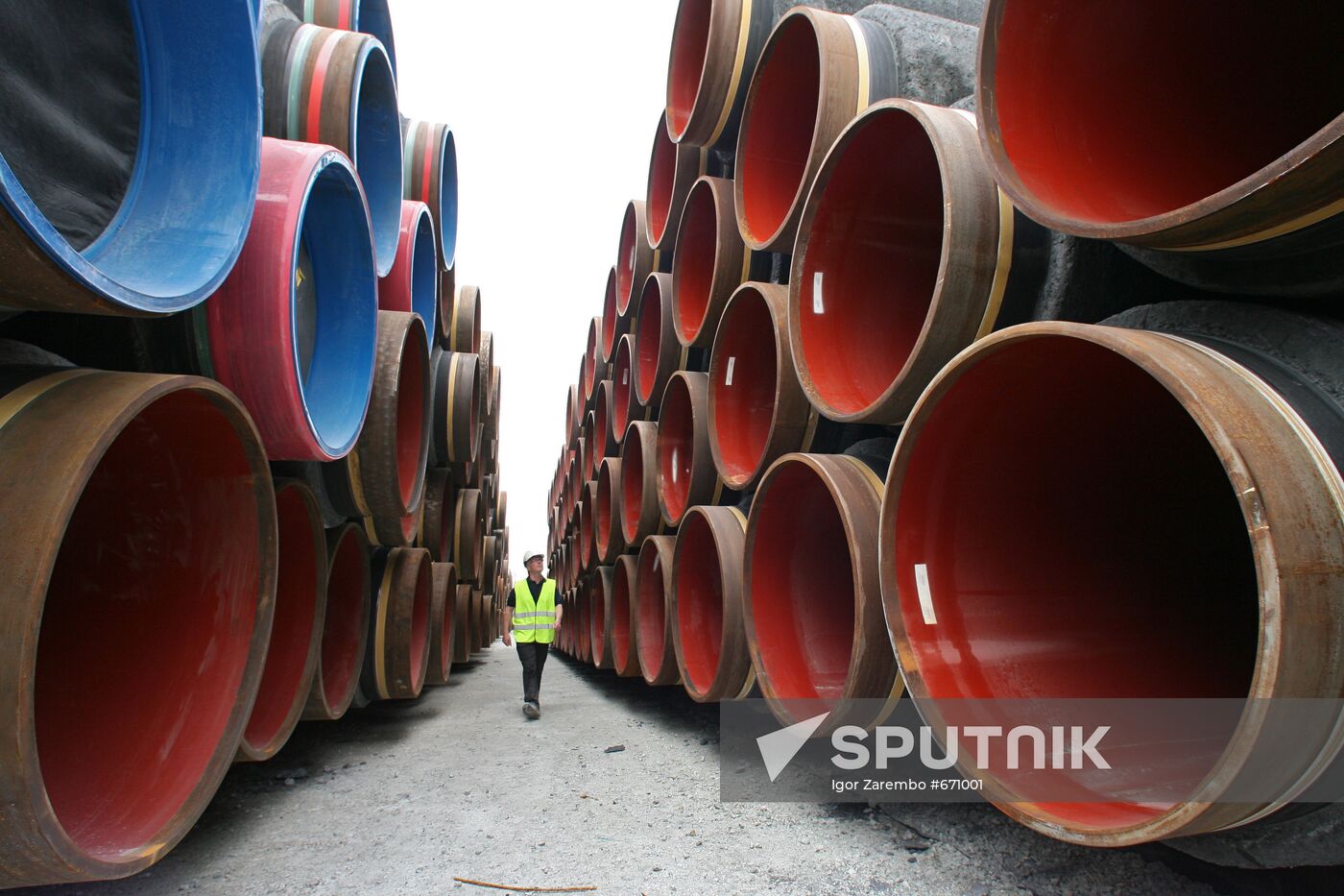 Construction of Nord Stream pipeline