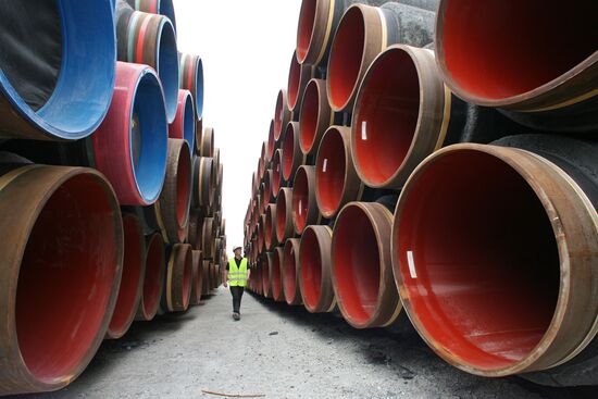 Construction of Nord Stream pipeline