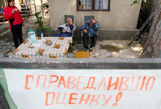 Imeretinskaya Valley residents go on hunger strike