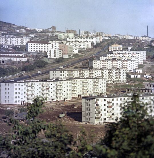 Residential district in Petrovaplovsk-Kamchatsky