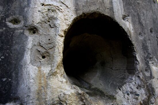 Coffer's gun slot in Fort No. 3 of Vladivostok's fortress