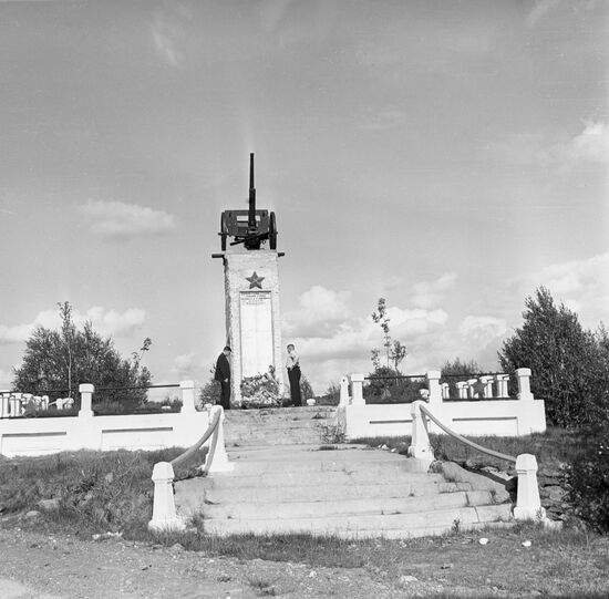 A memorial to the soldiers of the war with fascist Germany