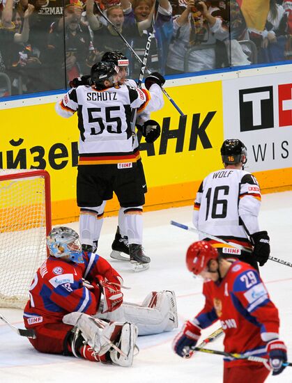 2010 Ice Hockey World Championship Semifinal: Russia vs. Germany