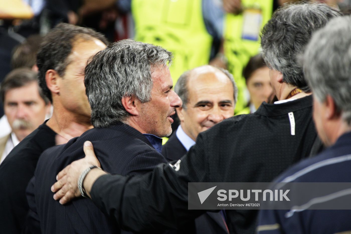 Football. UEFA Champions League 09/10. Bayern vs. Internazionale