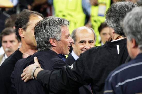 Football. UEFA Champions League 09/10. Bayern vs. Internazionale