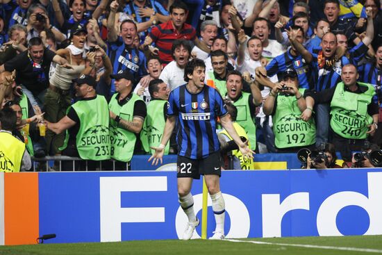 Football. UEFA Champions League 09/10. Bayern vs. Internazionale