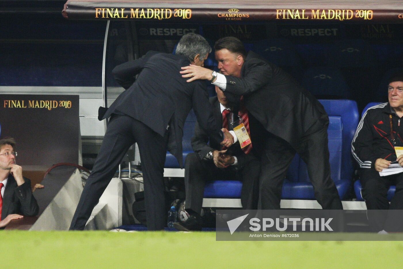 Football. UEFA Champions League 09/10. Bayern vs. Internazionale