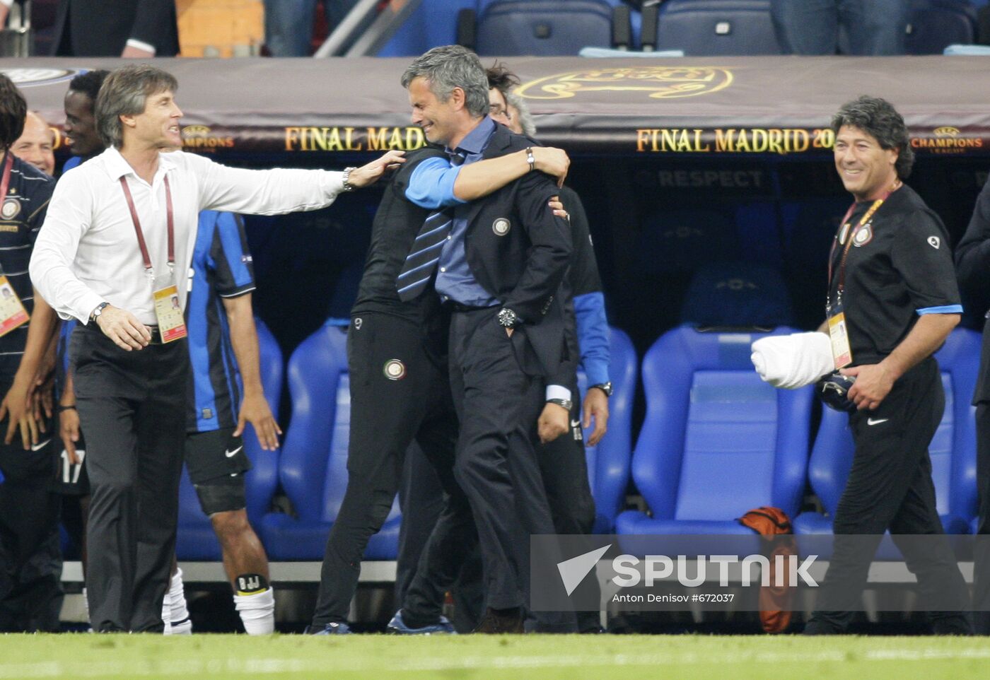 Football. UEFA Champions League 09/10. Bayern vs. Internazionale