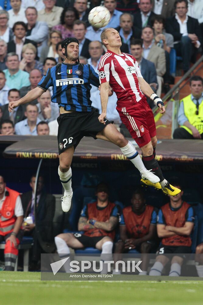 Football. UEFA Champions League 09/10. Bayern vs. Internazionale