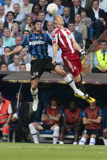 Football. UEFA Champions League 09/10. Bayern vs. Internazionale