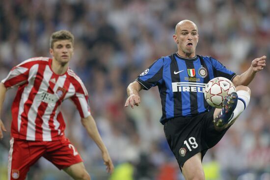 Football. UEFA Champions League 09/10. Bayern vs. Internazionale