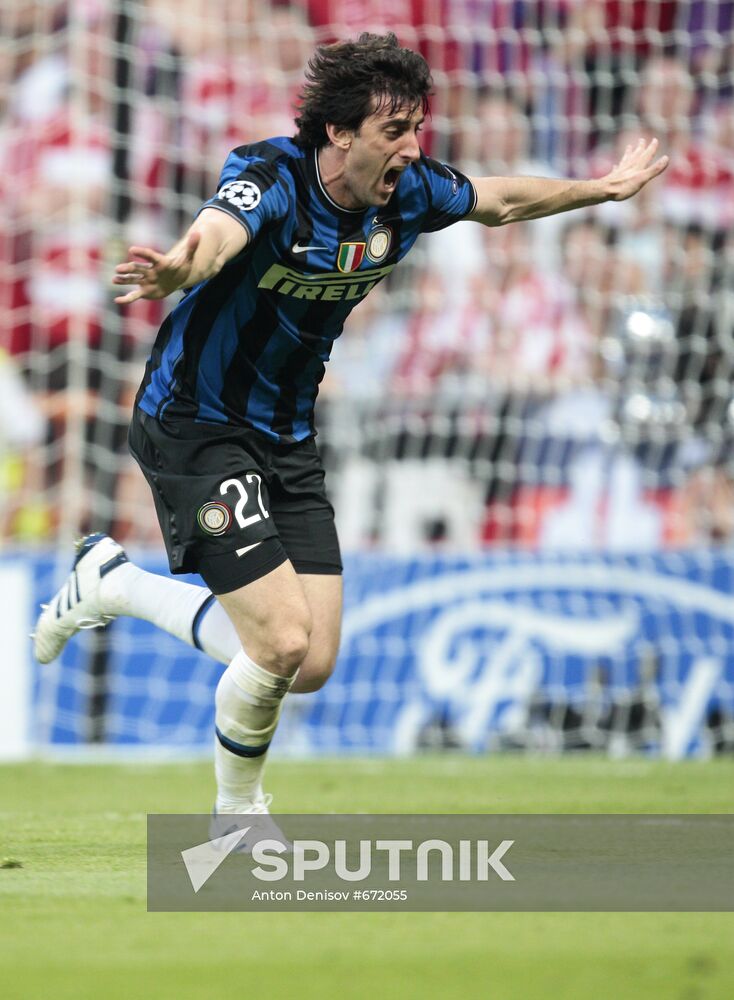 Football. UEFA Champions League 09/10. Bayern vs. Internazionale