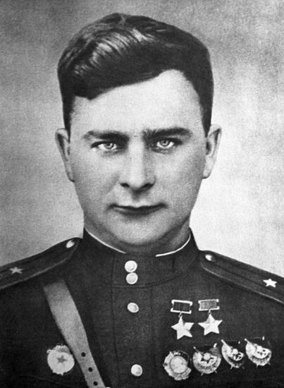 Dmitry Glinka, twice Hero of Soviet Union