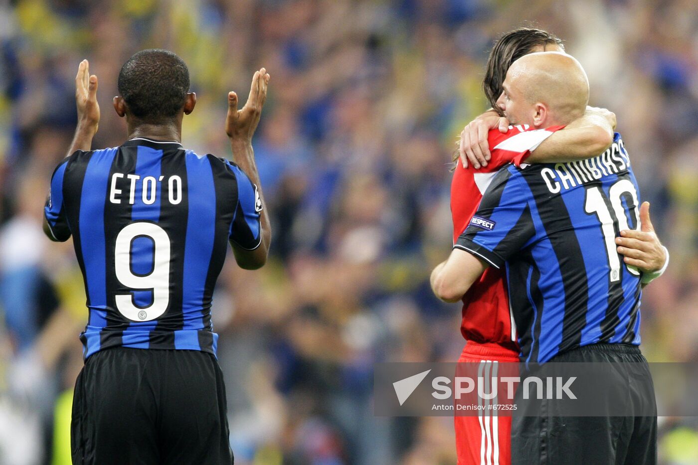 Football. UEFA Champions League 09/10. Bayern vs. Internazionale