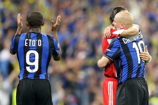 Football. UEFA Champions League 09/10. Bayern vs. Internazionale