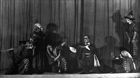 Scene from play Princess Turandot