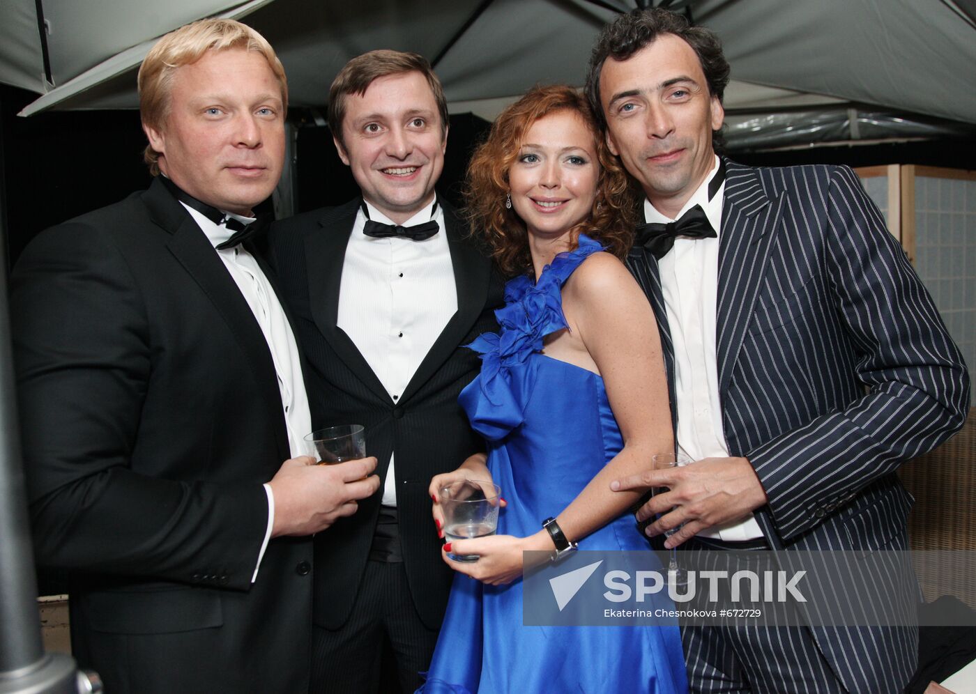Yelena Zakharova with her date