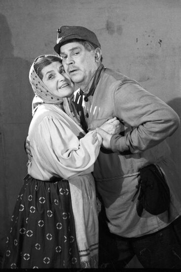 Actors Vladimir Volodin and Tatyana Bakh
