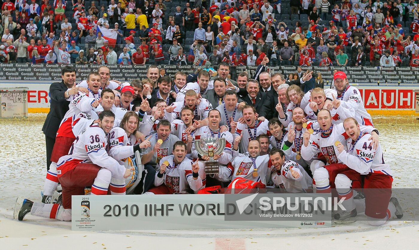Czech ice hockey players become world champions