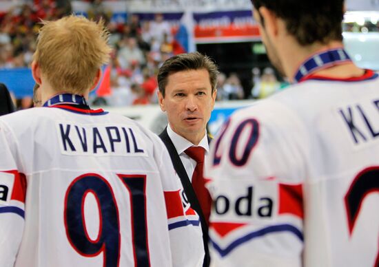 Marek Kvapil, Vyacheslav Bykov and Jakub Klepis