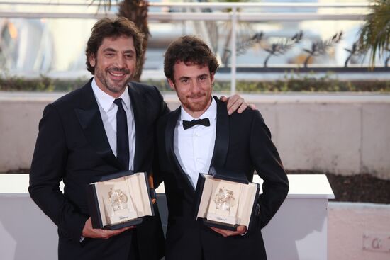 Javier Bardem and Elio Germano