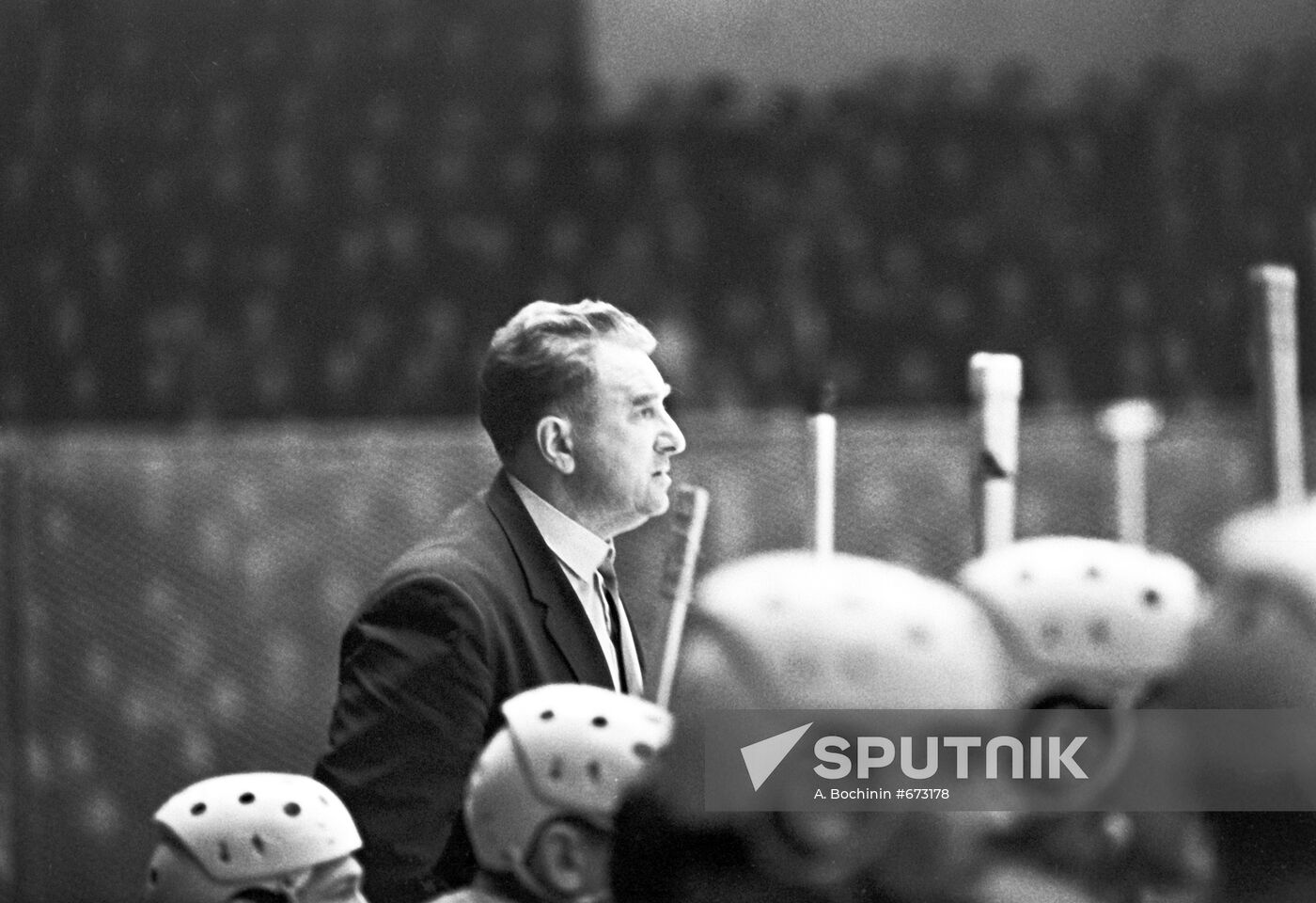 Coach Anatoly Tarasov