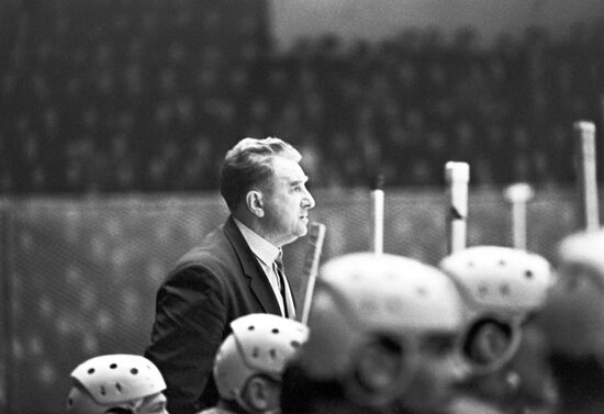 Coach Anatoly Tarasov