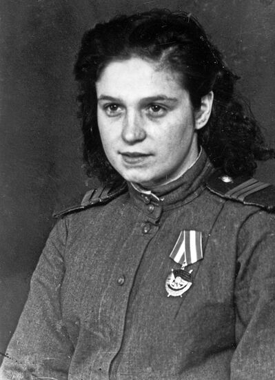 Soviet scout Anna Lebedeva