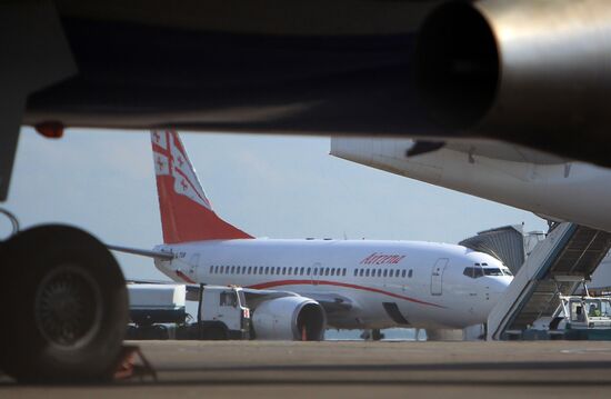 Aircraft from Tbilisi landed in Moscow