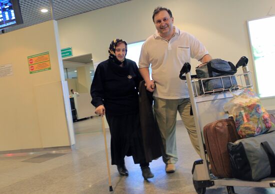Plane from Tbilisi arrives in Moscow