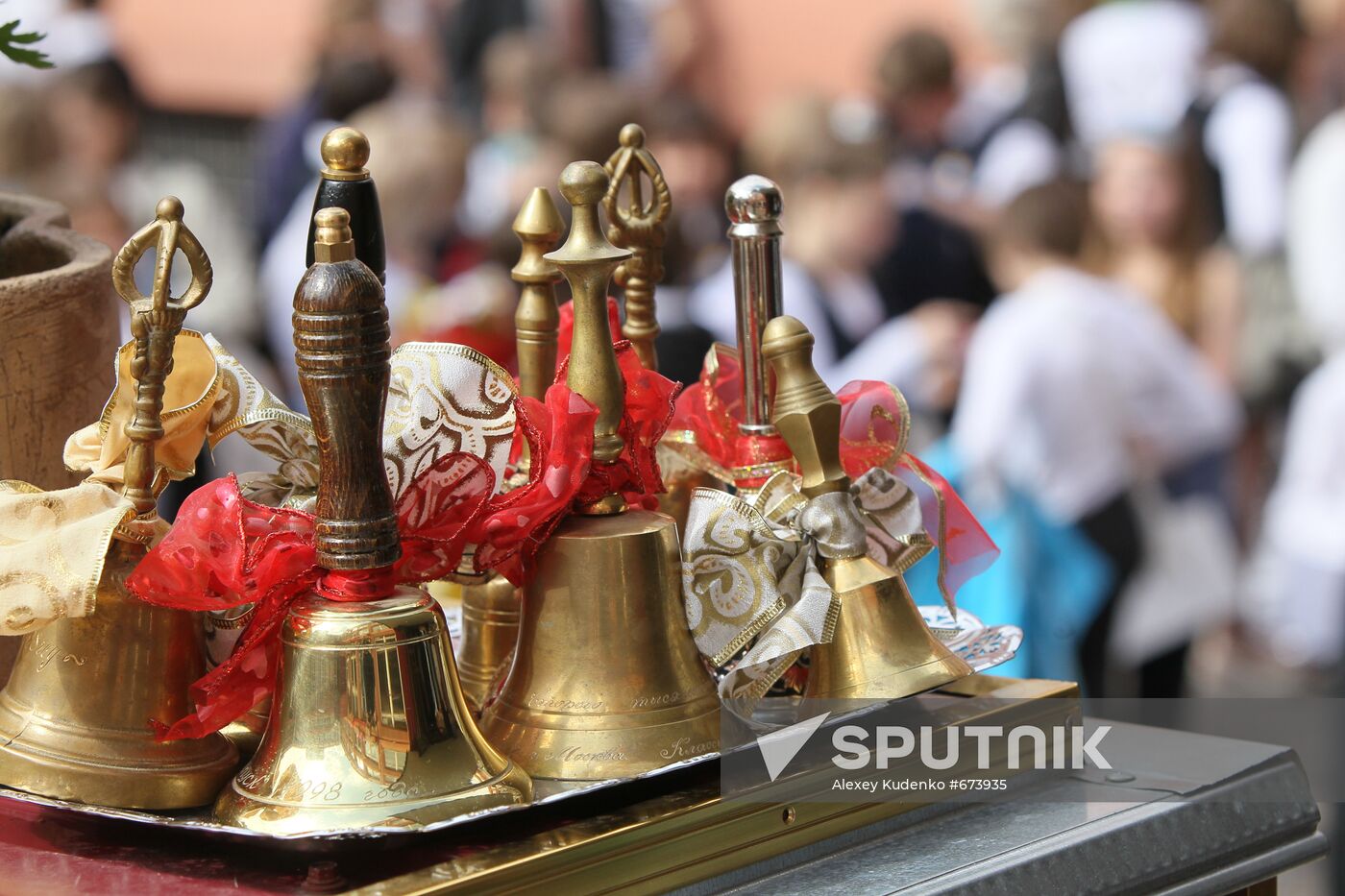 Farewell Bell ceremony for Russian school graduates