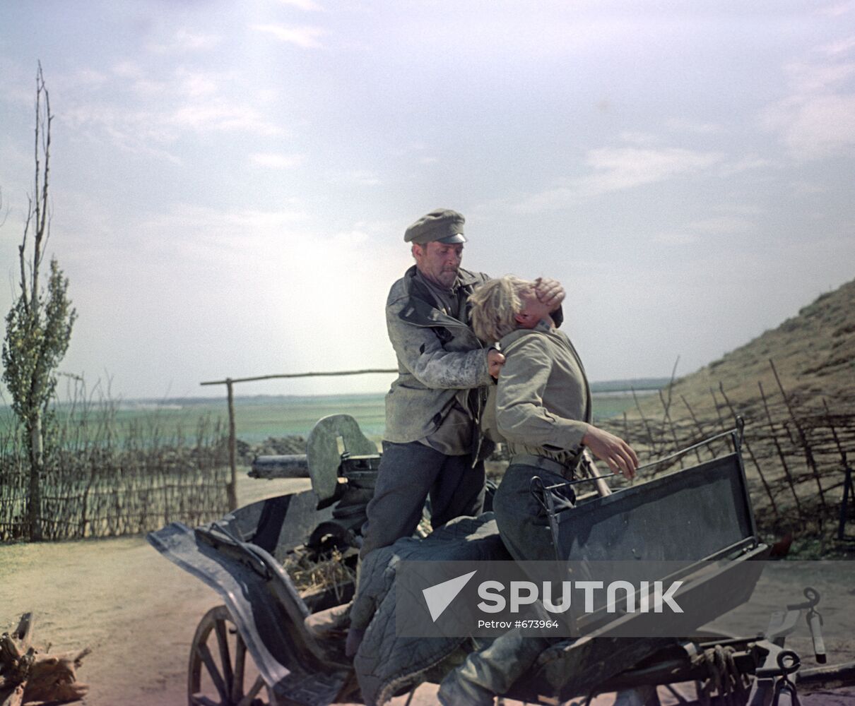 Shot from film "Miles of Fire"
