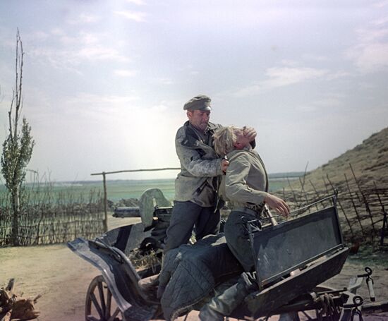 Shot from film "Miles of Fire"