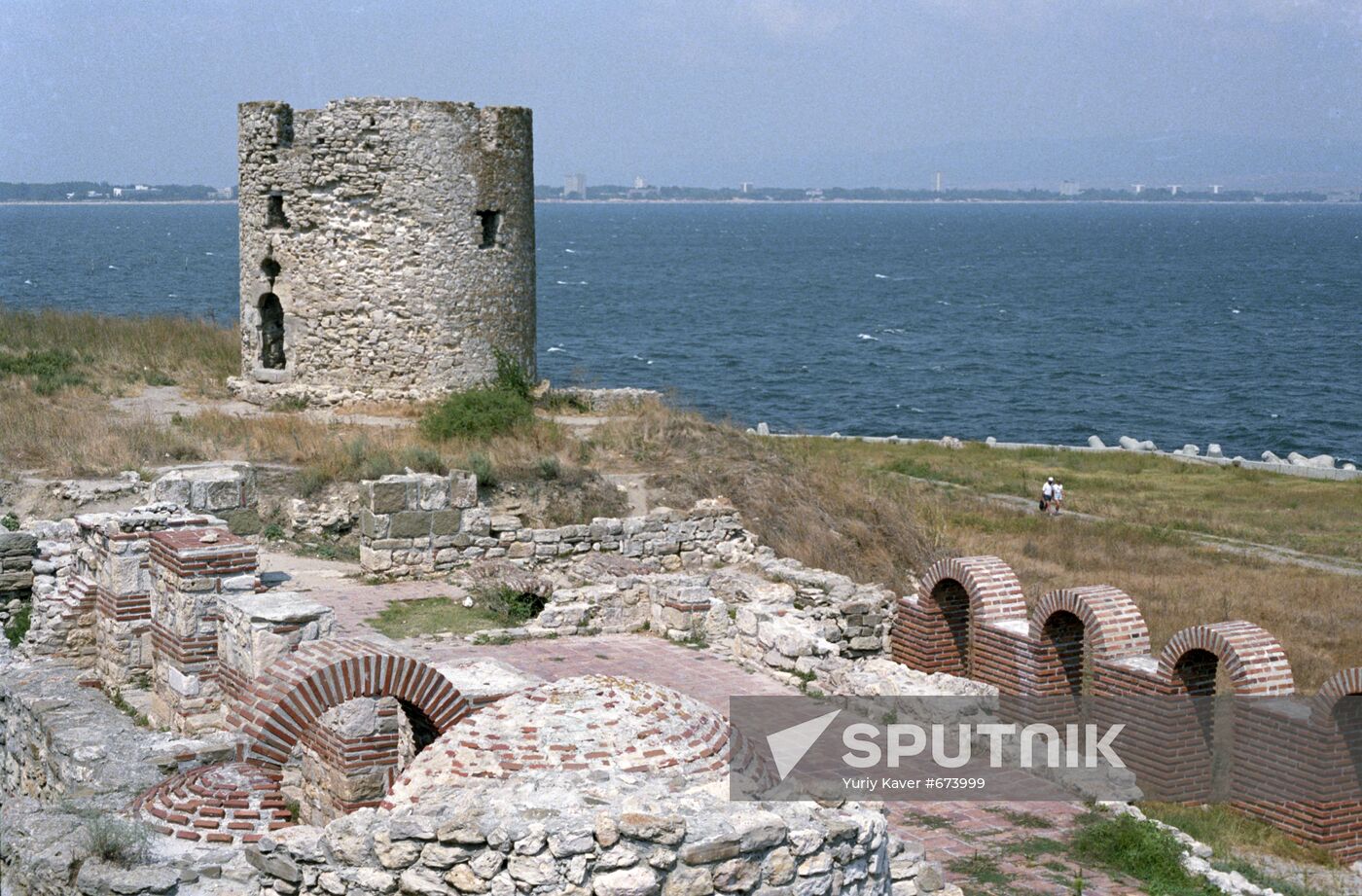 Ancient towers and walls of Nesebar