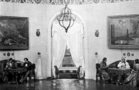 Scene from play A Month in the Country