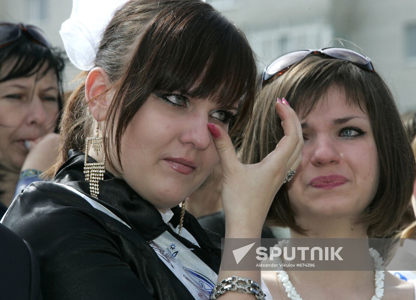 Farewell Bell ceremony for Russian school graduates